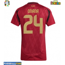Belgien Amadou Onana #24 Heimtrikot Frauen EM 2024 Kurzarm